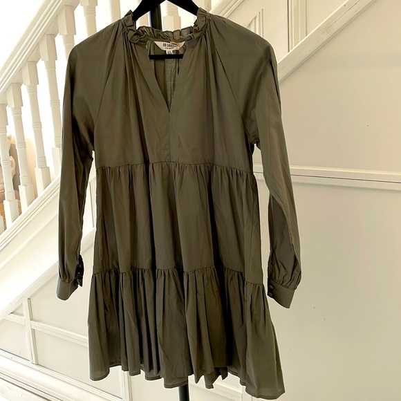 BB DAKOTA STEVE MADDEN BNWOT cotton khaki dress - Picture 1 of 5